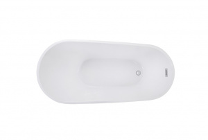 Ванна акрилова MELODY ретро 150х80 з сифоном клік-клак
