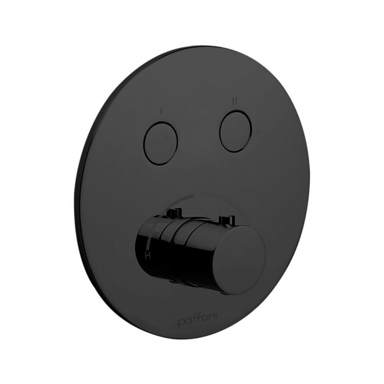 Змішувач для душу Paffoni Compact box прихованого монтажу nero opaco, колір чорний CPM018NO
