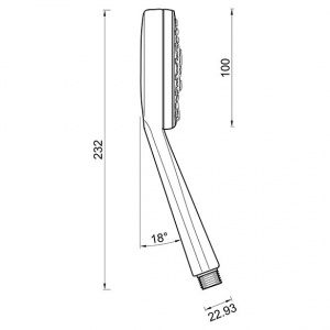 Душова лійка Ponsi bndoccdo23