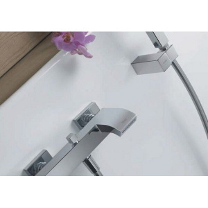 Змішувач Tres cuadro 10717002 хром для ванни