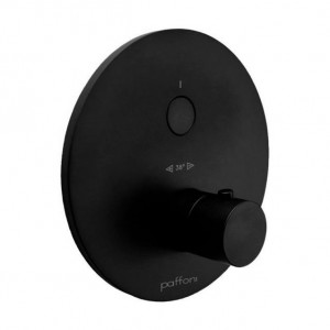 Термостат для душу Paffoni Compact Box, колір чорний CPT013NO