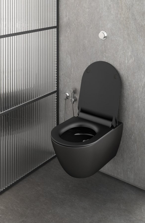 Унітаз GSI Pura 881526 з кріпленням fisr2 з кришкою ms86csn26 soft close slim