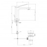Смеситель для раковины Paffoni Tilt, с донным клапаном TI075CR