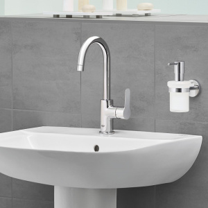 Змішувач для раковини Grohe BauEdge 23760000 хром одноважільний L-Size
