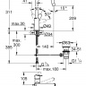 Смеситель для раковины Grohe BauEdge 23760000 хром однорычажный L-Size