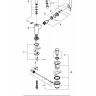 Смеситель для раковины Grohe BauEdge 23760000 хром однорычажный L-Size