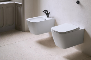 Унітаз GSI Nubes 961511 з кришкою MS96C11 Soft close slim