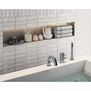 Змішувач на борт ванни зі збільшеним потоком Paffoni Birillo, колір хром BI047CR