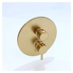 Змішувач для ванни/душу на 2 споживача Paffoni Light, колір медове золото LIG018HGSP