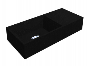 Умивальник COPPER 500 MIRASTONE BLACK SHINE