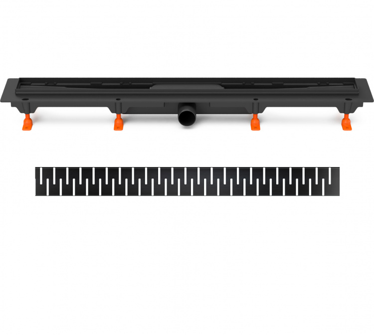 Душовий канал MCH 65 см d40 Black Edition решітка medium