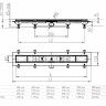 Душовий канал MCH 65 см d40 Black Edition решітка medium