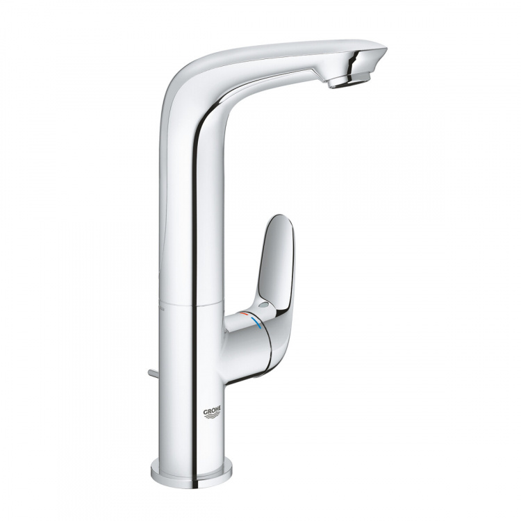 Смеситель для раковины Grohe Wave 23584001 хром однорычажный L-Size