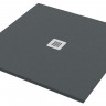 Душовий піддон Ponsi 900x900 графітовий штучний камінь