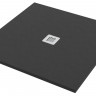 Душовий піддон Ponsi 900x900 чорний штучний камінь