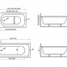 Ванна Polimat 140x70 Classic прямоугольная