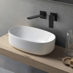 Змішувач для раковини настінний Paffoni Elle, вилив 240 мм. EL106NO70