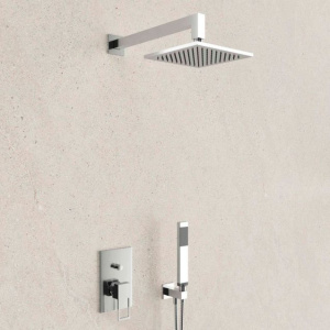 Змішувач для душу Paffoni Effe з металевою накладкою, колір хром EF015CR/M