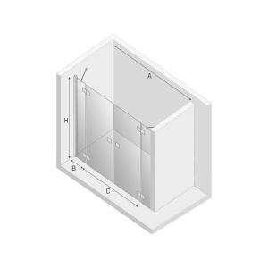 Душові двері New Trendy Reflexa Two Doors