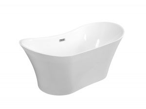 Ванна акрилова AMBER ретро 170х80 з сифоном клік-клак
