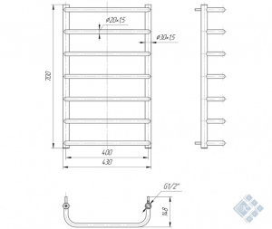 Стандарт 700x430/400