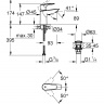 Смеситель для раковины Grohe BauEdge New 23895001 хром однорычажный S-Size + нажимной донный клапан