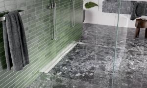 Душовий канал 100 см TECEdrainprofile хром матовий в зборі з сифоном та ніжками