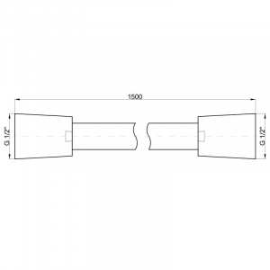 Душовий шланг Ponsi BNFLEKFL15