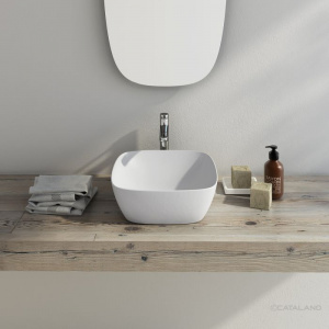 Умивальник Catalano green lux 40x40 білий матовий (140apgrlxbm)