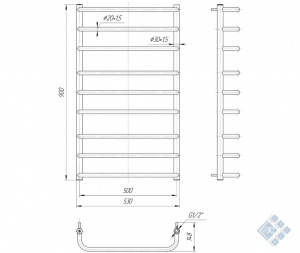 Стандарт 900x530/500
