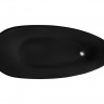 Ванна GOYA ретро чорна 160х70 чорна зовні чорна всередині з сифоном клік-клак окремостояча