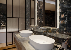 Marquina Gold Pol Rect 29.7x29.7