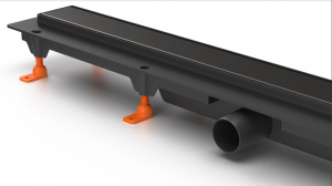 Душовий канал MCH 85 см d40 Black Edition решітка під плитку