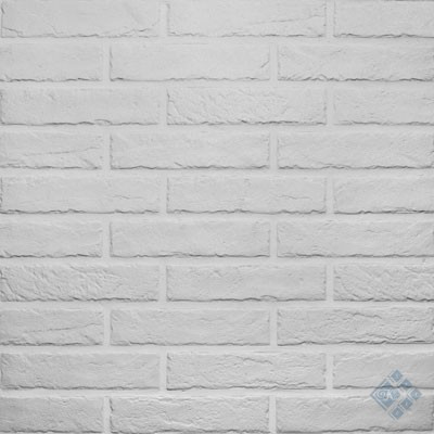 Плитка  (6х25) tribeca white brick j85888