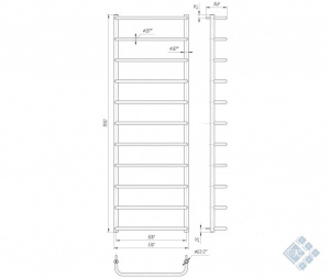 Стандарт HP 1550x530/500