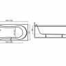 Ванна Polimat 160x70 Gracja прямоугольная