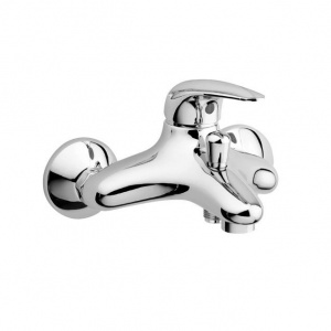 Змішувач для ванни Paffoni Duemila з фіксованим душовим гарнітуром, колір хром DU026CR