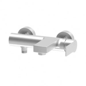 Змішувач для ванни Paffoni Tango з регульованим душовим гарнітуром, колір сталь TA023ST