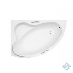 Ванна акрилова ADA 160х100 ліва: без обудови і ніг / з отворами під ручки