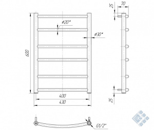 Класік 600x430/400