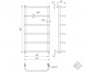 Стандарт HP 800x430/400
