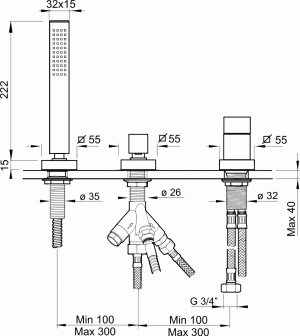 Змішувач Ponsi ice bticecva06