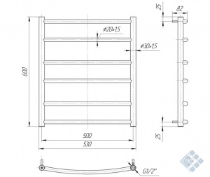 Класік 600x530/500