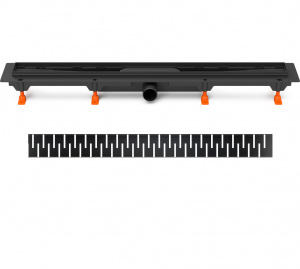 Душовий канал MCH 85 см d40 Black Edition решітка medium