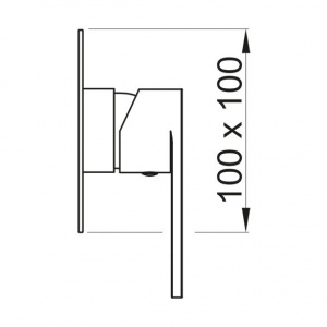 Накладка з перемикачем Ponsi btvercin02