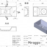 Умивальник COPPER 400 MIRASTONE GRAY
