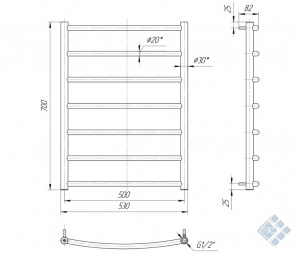 Класік 700x530/500