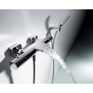 Змішувач Tres loft 20017401 хром для ванни термостатичний