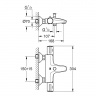 Смеситель термостатический для ванны Grohe Grohtherm 800 34567000