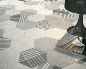 Hexatile Cement Grey 22093 17.5x20